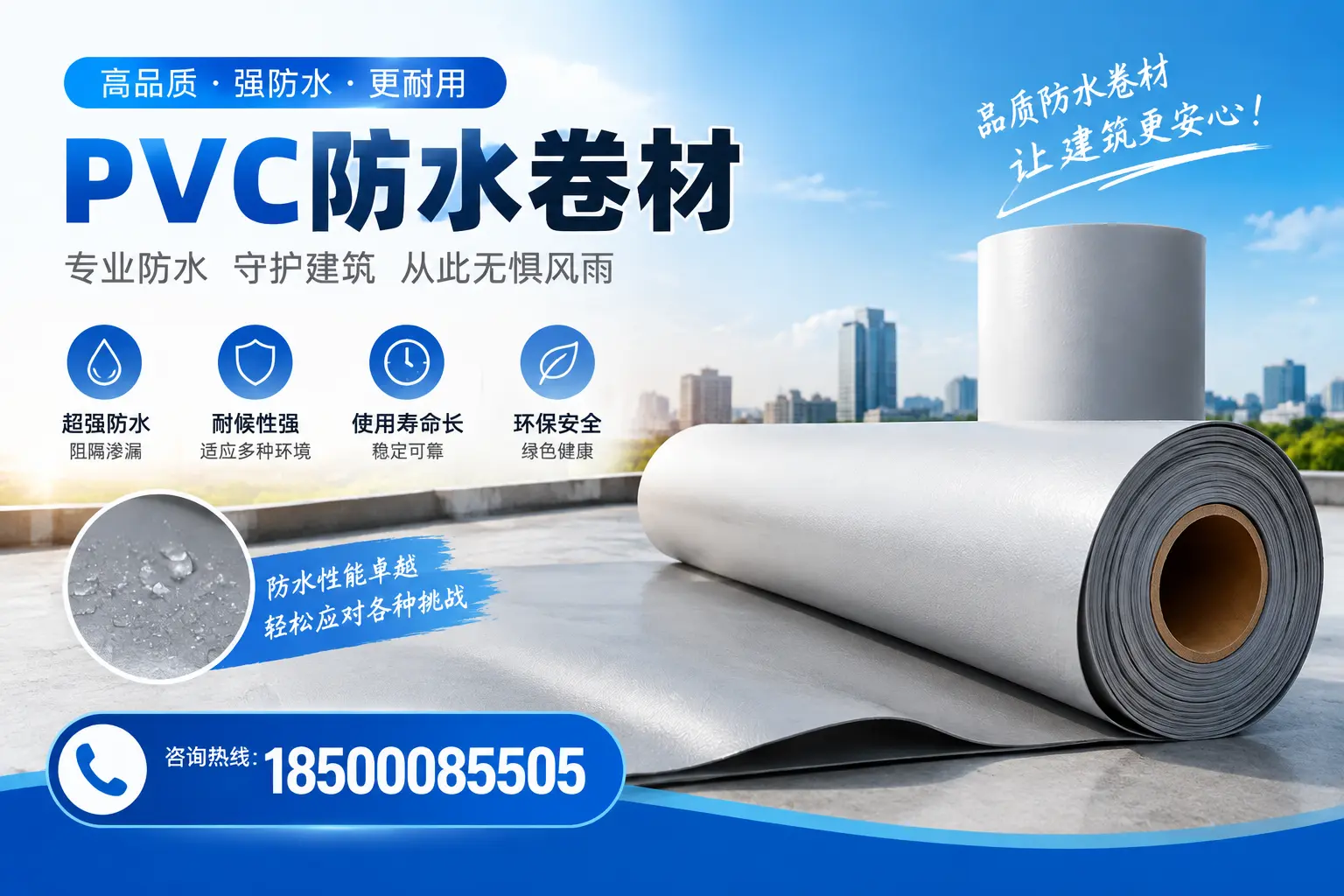 如何选择高质量的PVC防水卷材？克拉玛依消费者必看指南